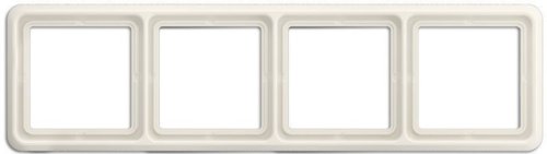 Рамка универсальная Jung CD500 4-м. слоновая кость фото Рамка универсальная Jung CD500 4-м. слоновая кость картинка